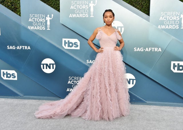 Logan Browning at the 26th Annual Screen Actors Guild Awards
