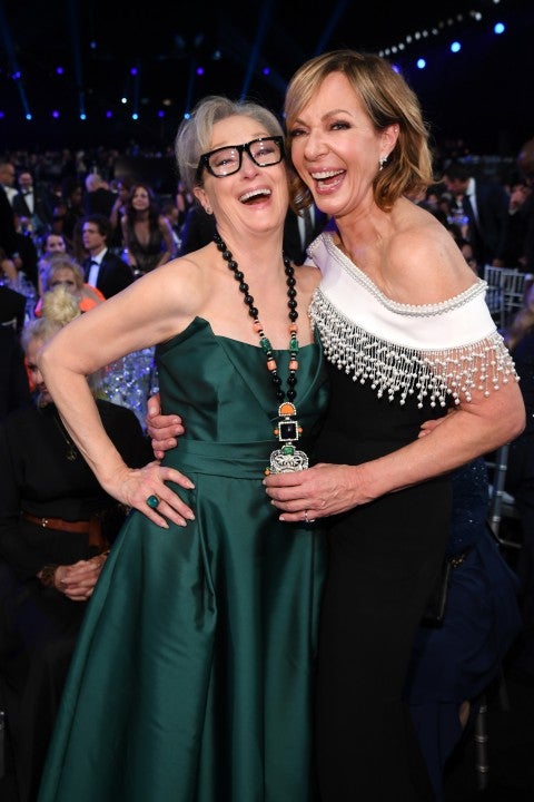 Meryl Streep and Allison Janney at 2020 sag awards