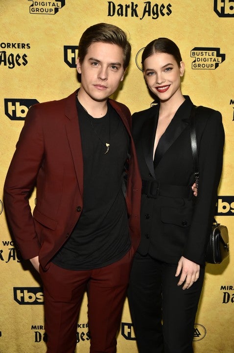 Dylan Sprouse and Barbara Palvin at Miracle Workers: Dark Ages Premiere Celebration 