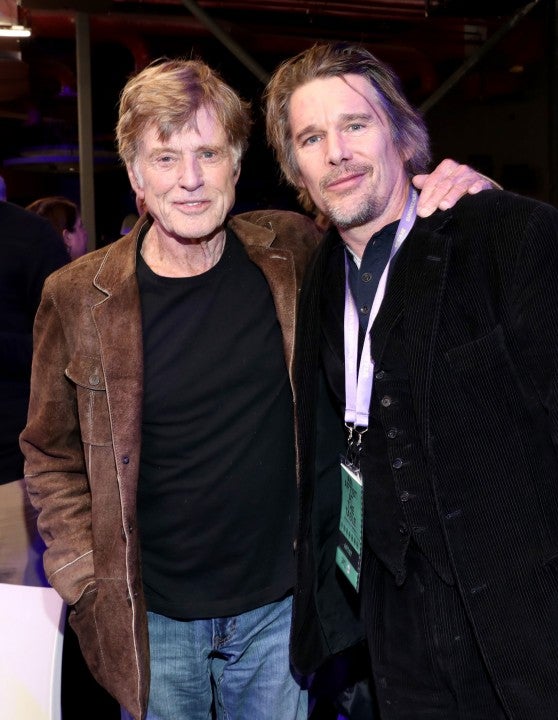 Robert Redford and Ethan Hawke at Sundance Institute's 'An Artist at the Table Presented by IMDbPro' 
