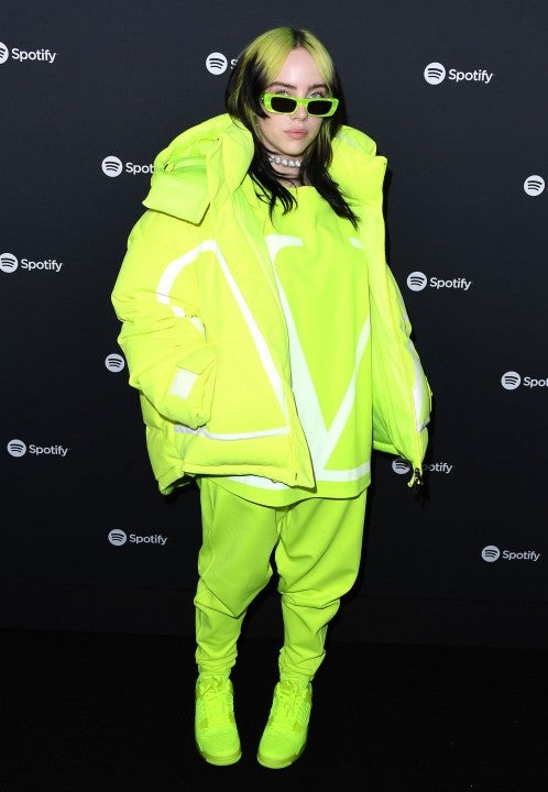 Billie Eilish arrives at the Spotify Best New Artist 2020 Party 