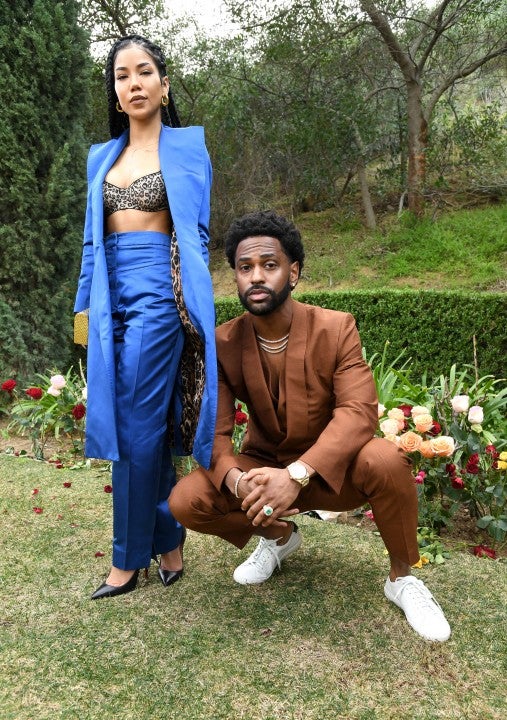 Jhené Aiko and Big Sean at roc nation brunch