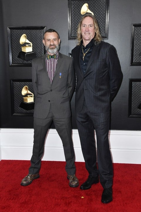 Justin Chancellor and Danny Carey of Tool at 2020 grammys