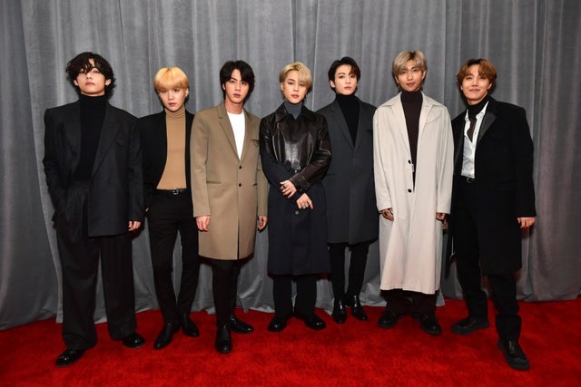 BTS at the 62nd Annual GRAMMY Awards 