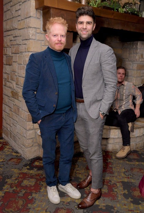 Jesse Tyler Ferguson and Justin Mikita at The HBO Documentary Films Party