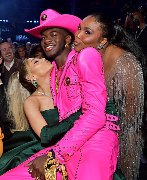 Ariana Grande, Lil Nas X and Lizzo at 2020 grammys