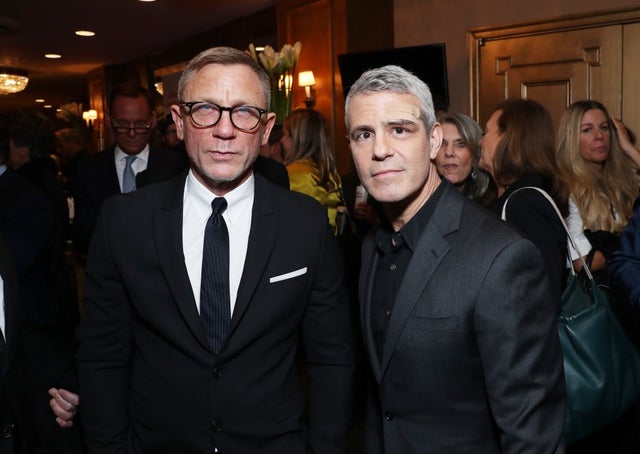 Daniel Craig and Andy Cohen