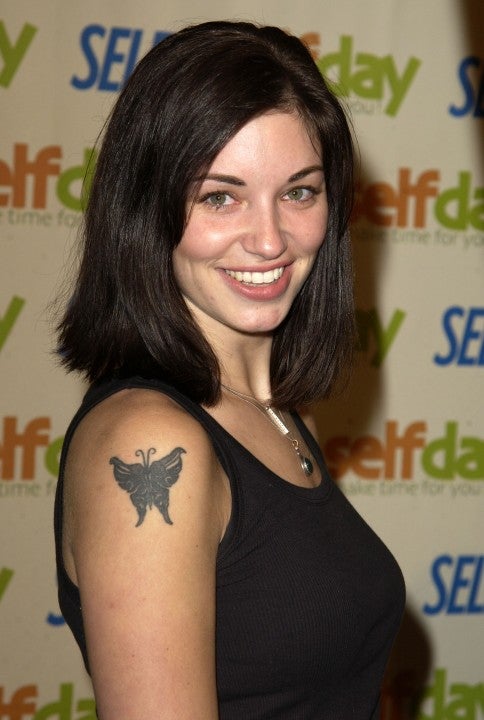 Bianca Kajlich butterfly tattoo