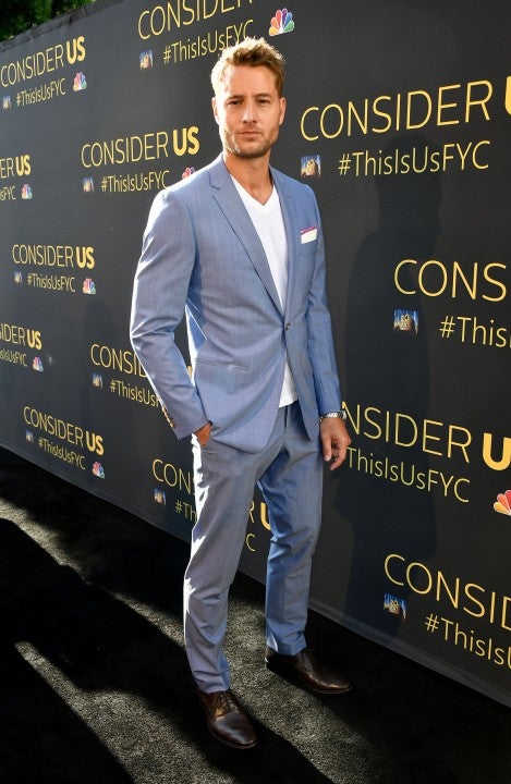 justin hartley at an FYC Panel Event for 'This Is Us' in August 2017