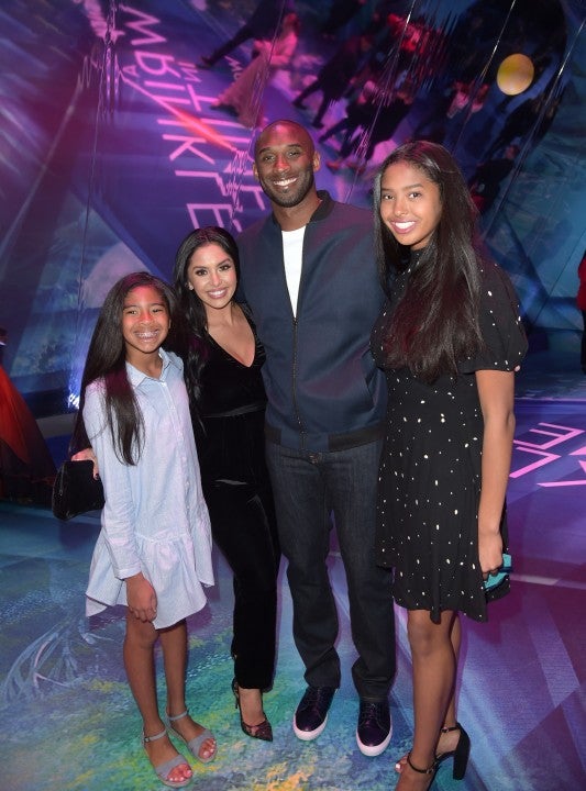 Kobe Bryant and his family attend the premiere of Disney's "A Wrinkle In Time"
