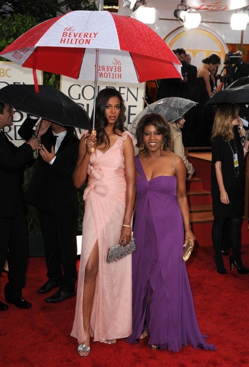 Alfre Woodard and daughter Mavis Spencer at the 67th Annual Golden Globe Awards