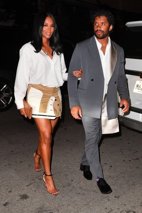Ciara and Russell Wilson go to dinner in miami