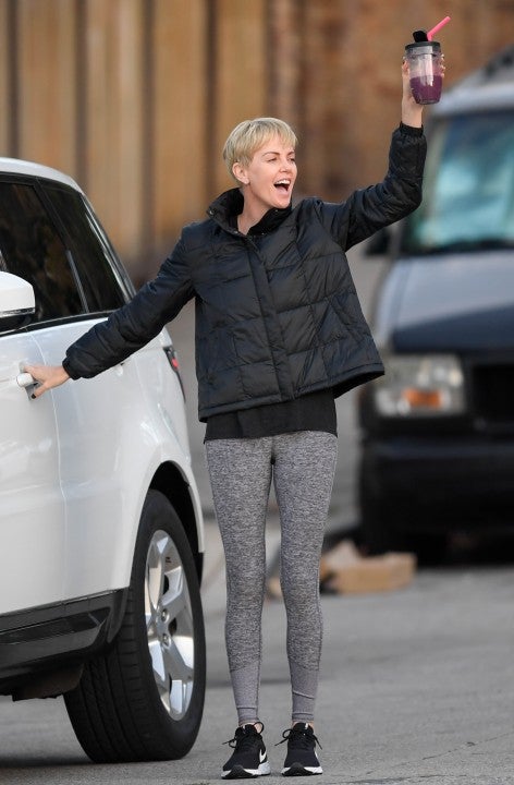 Charlize Theron in la on 1/7