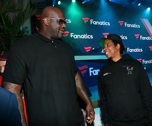 Shaquille O'Neal and Jay-Z 
