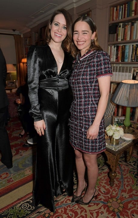 Claire Foy and Emilia Clarke 