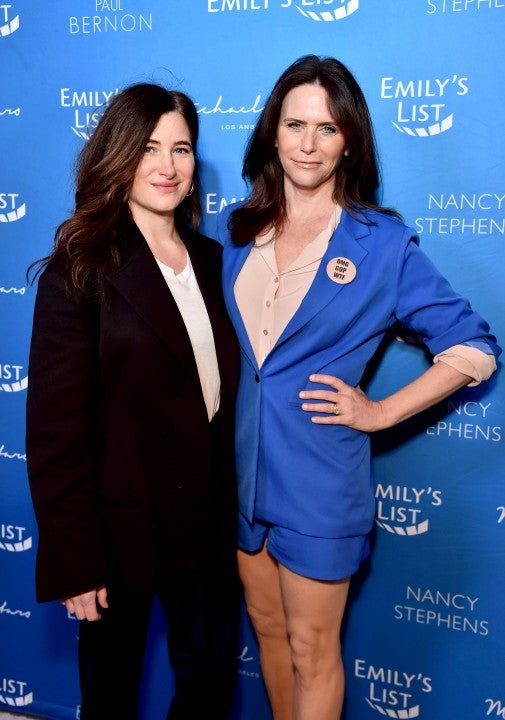 Kathryn Hahn and Amy Landecker at EMILY's List 3rd Annual Pre-Oscars Event