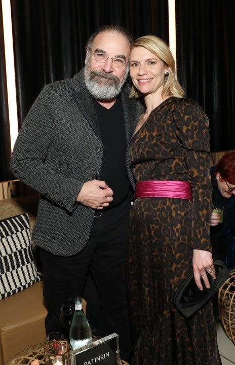 Mandy Patinkin and Claire Danes at homeland s8 premiere party