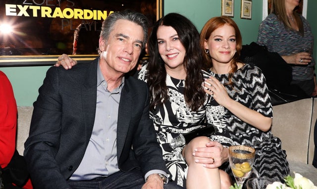 Peter Gallagher, Lauren Graham and Jane Levy at Zoey's Extraordinary Playlist singalong