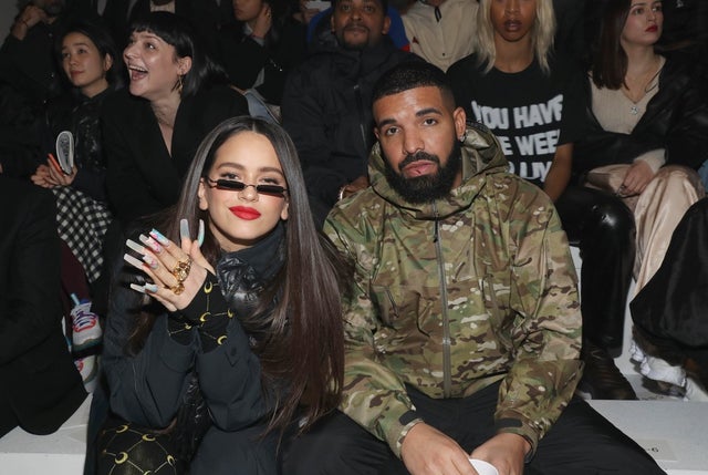 Rosalia and Drake at the 2020 Tokyo Olympic collection fashion show 