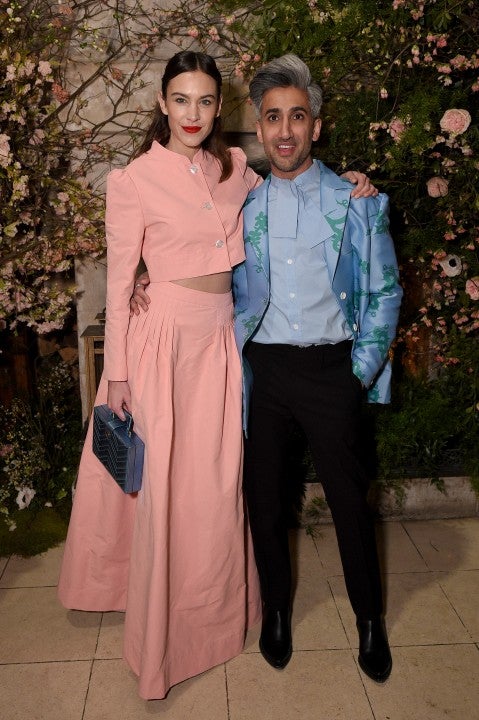 Alexa Chung and Tan France at Netflix and Net-a-Porter Next in Fashion event
