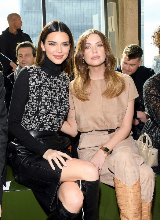 Kendall Jenner and Ashley Benson at Longchamp F/W 2020 fashion show