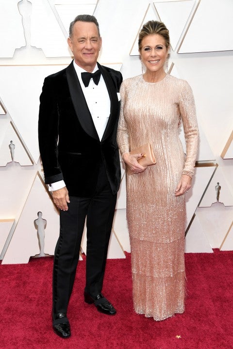 Tom Hanks and Rita Wilson at 2020 oscars