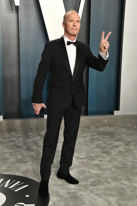 Michael Keaton at the 2020 Vanity Fair Oscar Party 