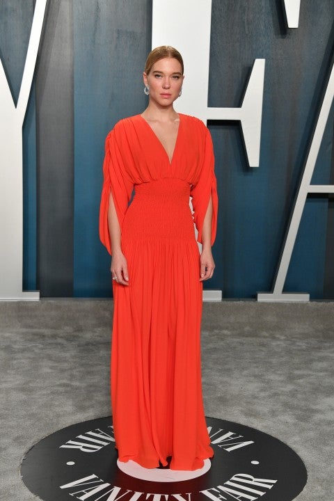 Léa Seydoux attends the 2020 Vanity Fair Oscar party