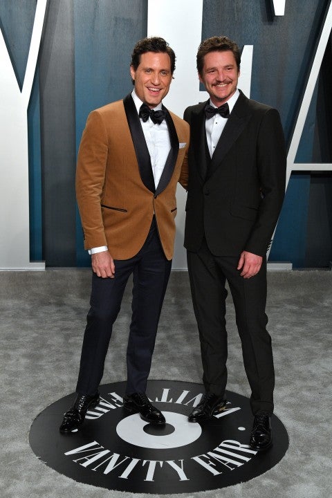 Edgar Ramirez and Pedro Pascal at the 2020 Vanity Fair Oscar party 