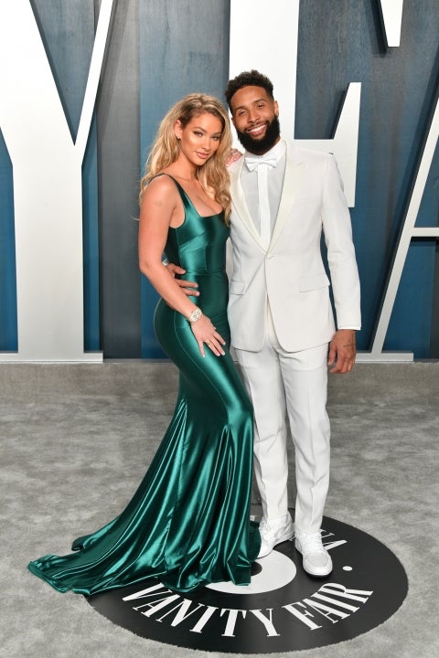 Lauren Wood and Odell Beckham Jr. at 2020 vf party