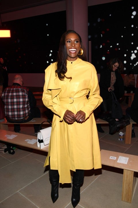 Issa Rae at the Proenza Schouler fashion show 