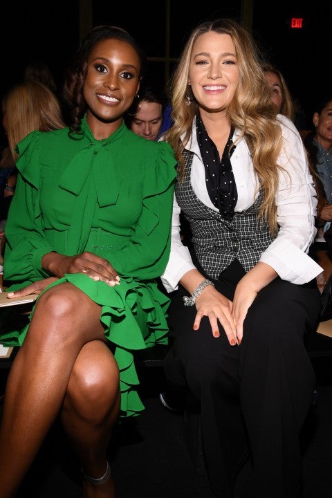 Issa Rae and Blake Lively at nyfw