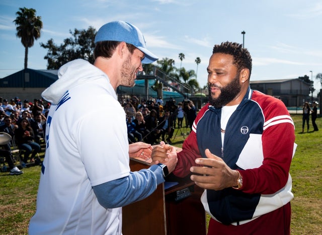 Clayton Kershaw and Anthony Anderson