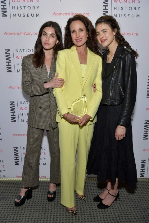 Rainey Qualley, Andie MacDowell and Margaret Qualley