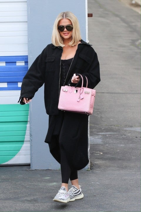 khloe kardashian leaves studio in calabasas on 3/11