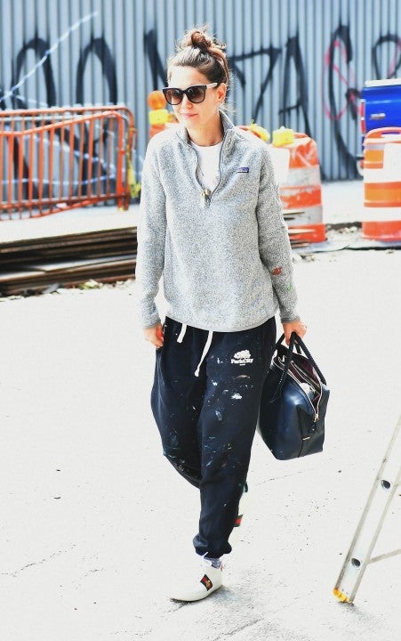 Katie Holmes in sweats in nyc on 3/16
