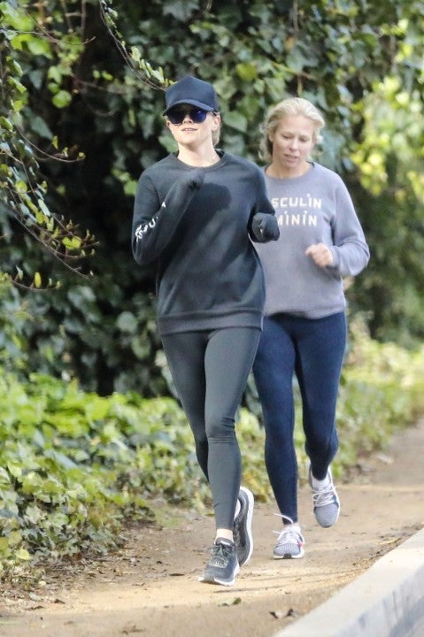 Reese Witherspoon goes for a jog on 3/18