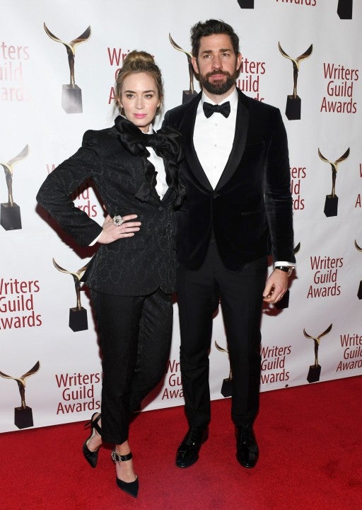 Emily Blunt and John Krasinski at the 71st Annual Writers Guild Awards