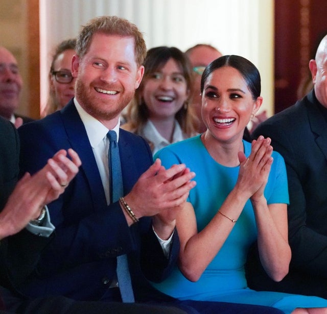 prince harry and meghan markle at endeavor awards