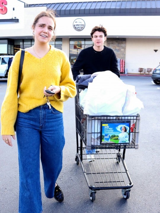 Bailee Madison and Blake Richardson at a vons
