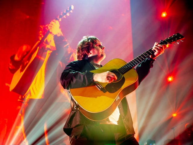 lewis capaldi performs in manchester