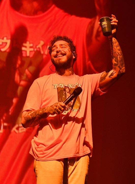 Post Malone performs in concert during his "Runaway" tour in duluth