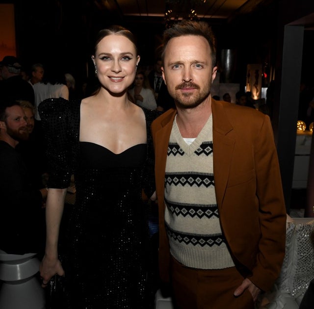 Evan Rachel Wood and Aaron Paul at westworld s3 afterparty