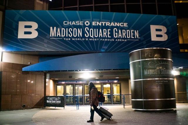 Madison Square Garden empty on 3/13