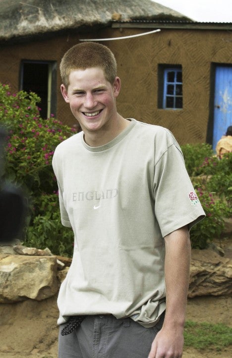 prince harry in lesotho in 2003