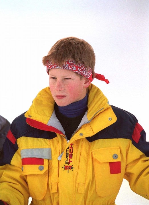prince harry ski 1998