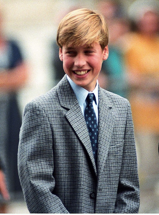 prince william first day at eton in 1995
