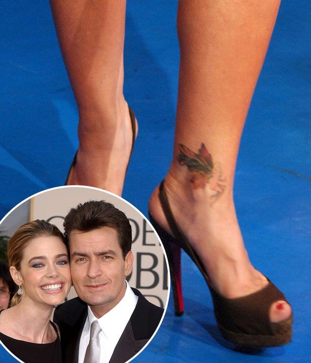 denise richards ankle tattoo