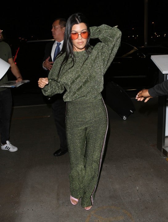 Kourtney Kardashian is seen on August 2, 2017 in Los Angeles