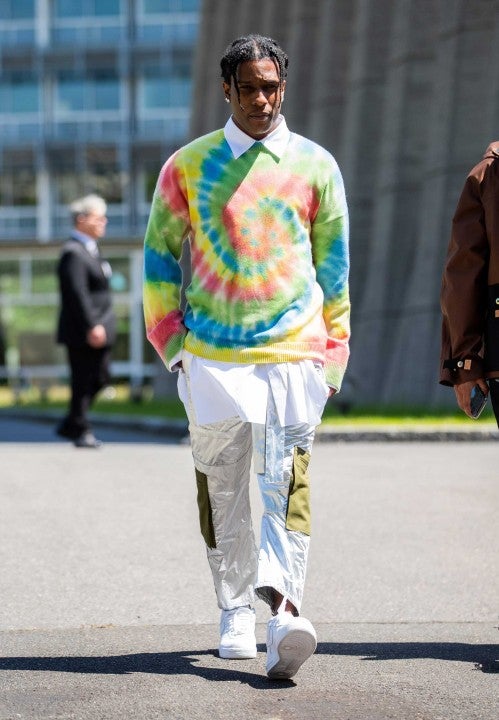 A$AP Rocky at paris fashion week